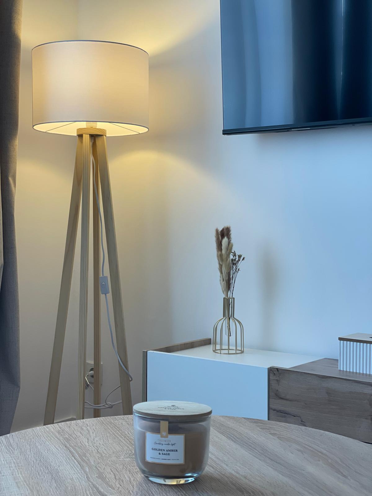 Lampadaire pour créer une atmosphère cosy
