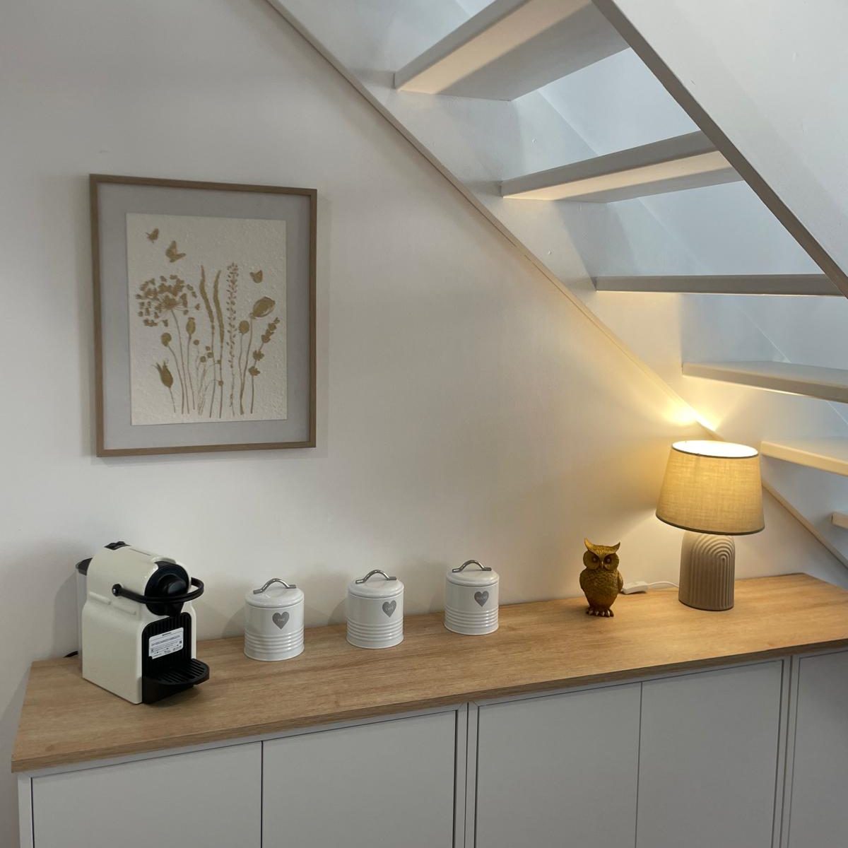 Rangement sous escalier
